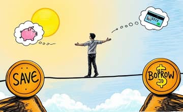 The Psychology of Saving vs. Borrowing: A Balanced Approach